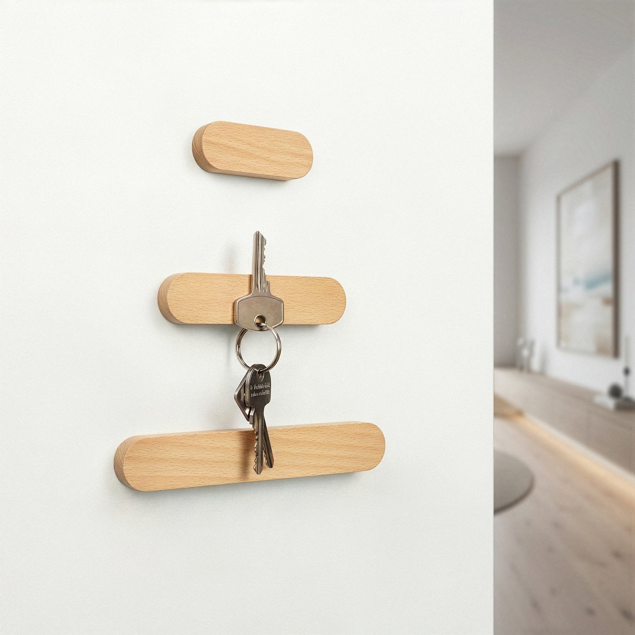 Linea - Handgemaakte Sleutelhouder