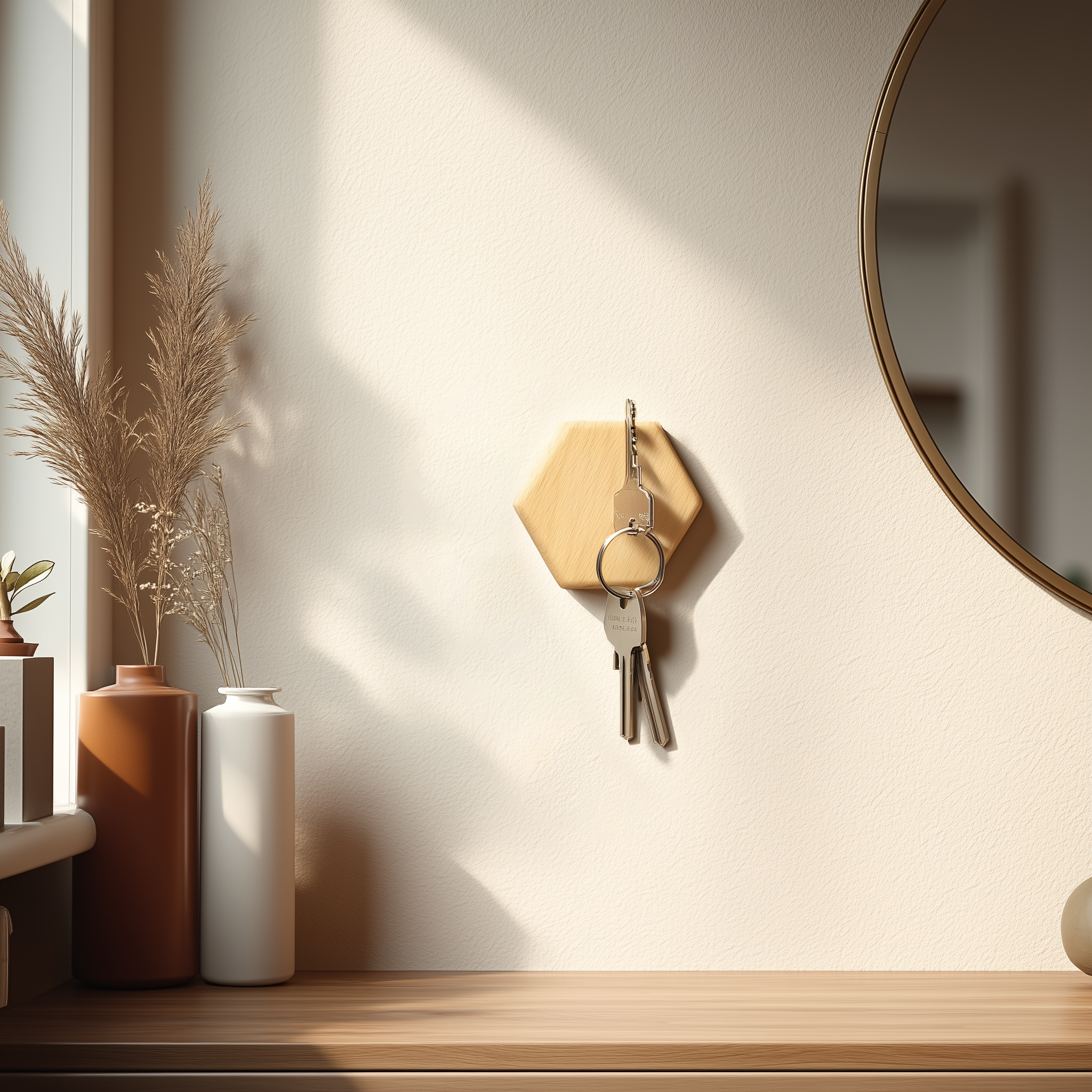 Hexa - Handgemaakte Sleutelhouder